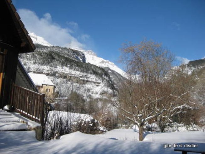 ce matin, de la neige toute fraîche !